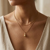 Collar Cadena con Dije de Gota