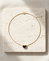 Collar Media Luna con Ónix