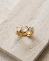 Anillo Piedra Luna Eternity