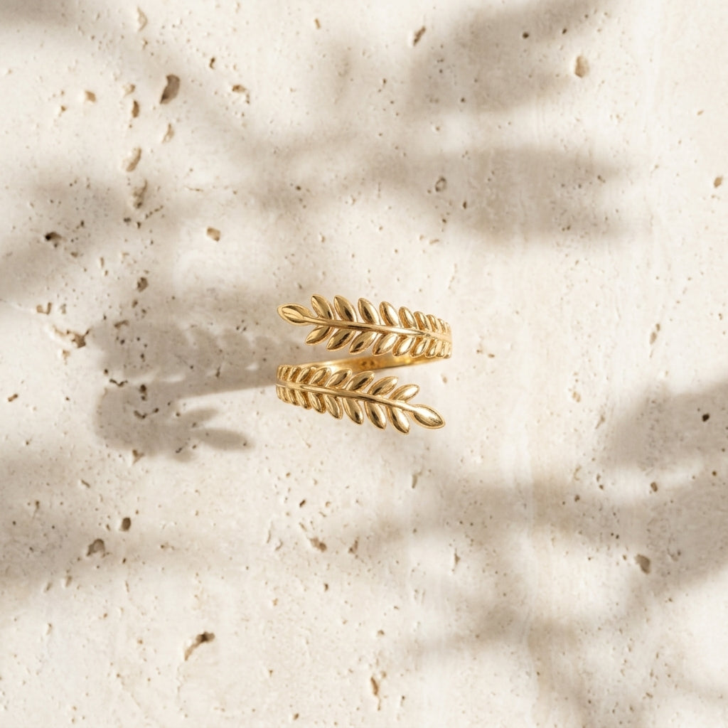 Anillo Hoja de Laurel