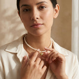 Collar de Perlas con Dije de Corazón
