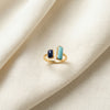 Anillo Abierto Lapislázuli y Turquesa