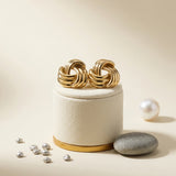 Aretes de Nudo Dorado