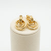 Aretes Argollas Entrelazadas