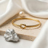 Brazalete Nudo Dorado