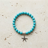 Pulsera Turquesa con Estrella de Mar