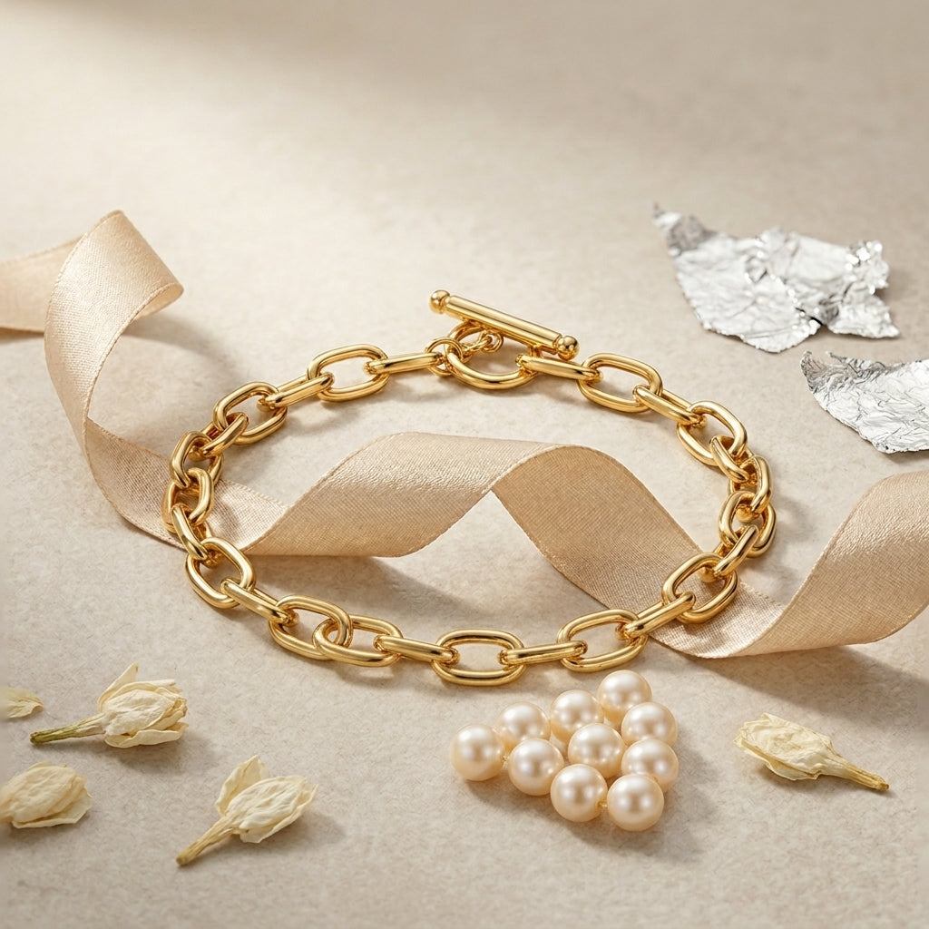 Pulsera Eslabones con Toggle