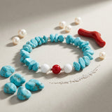 Pulsera Chips de Turquesa